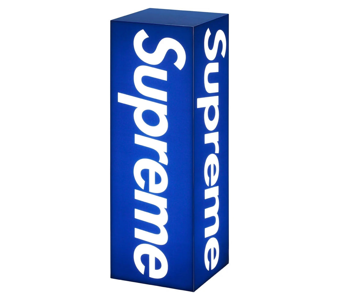 Supreme Box Logo Lamp Blue