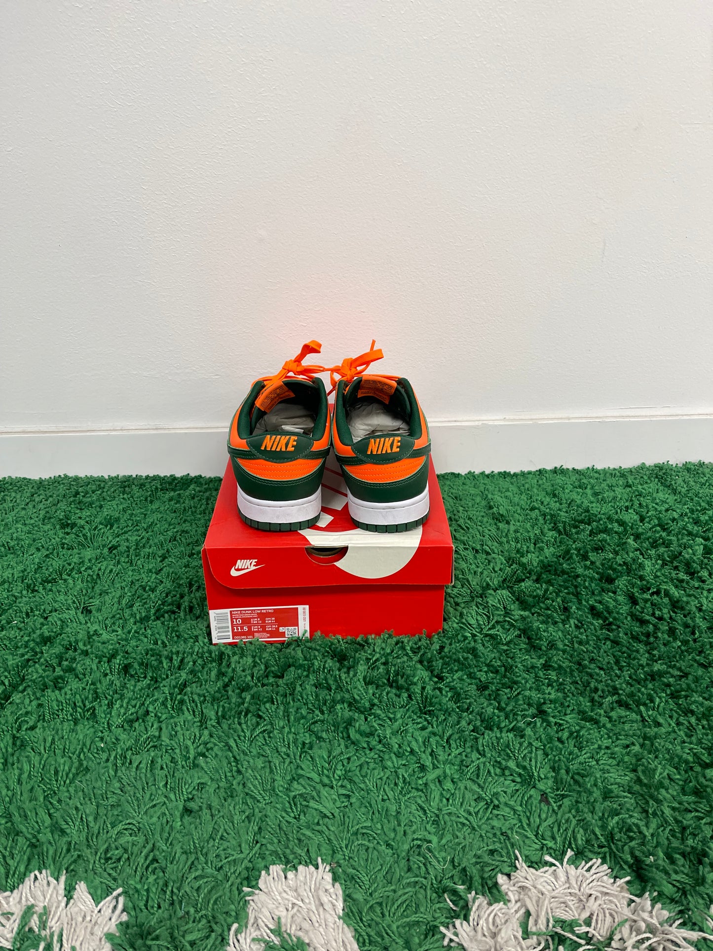 Used Nike Dunk Low Miami Hurricanes (Men’s)