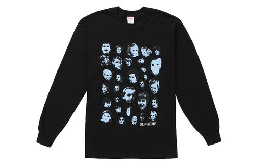 Supreme Faces L/S Tee Black