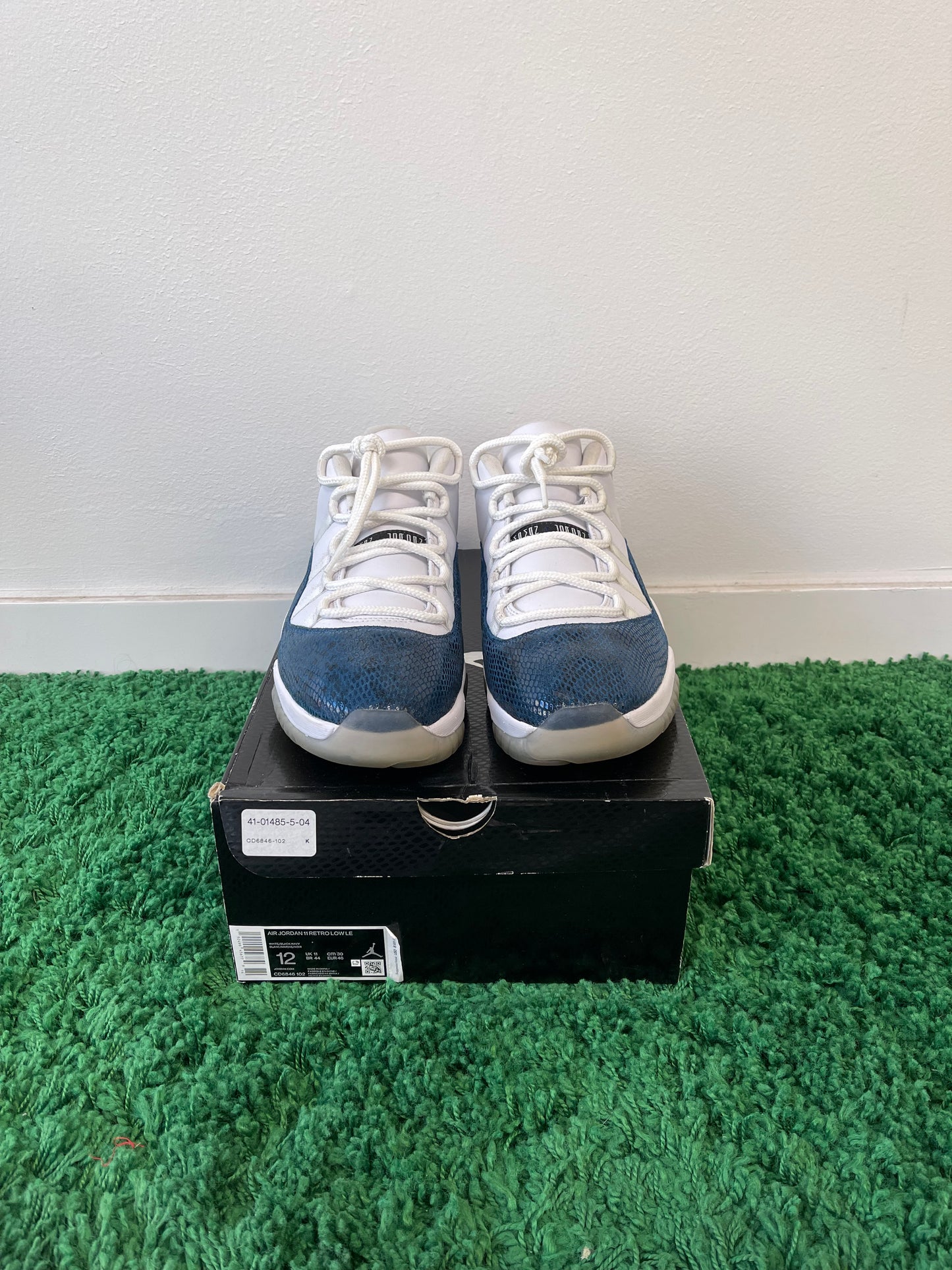 Used Jordan 11 Low Snake Navy 2019