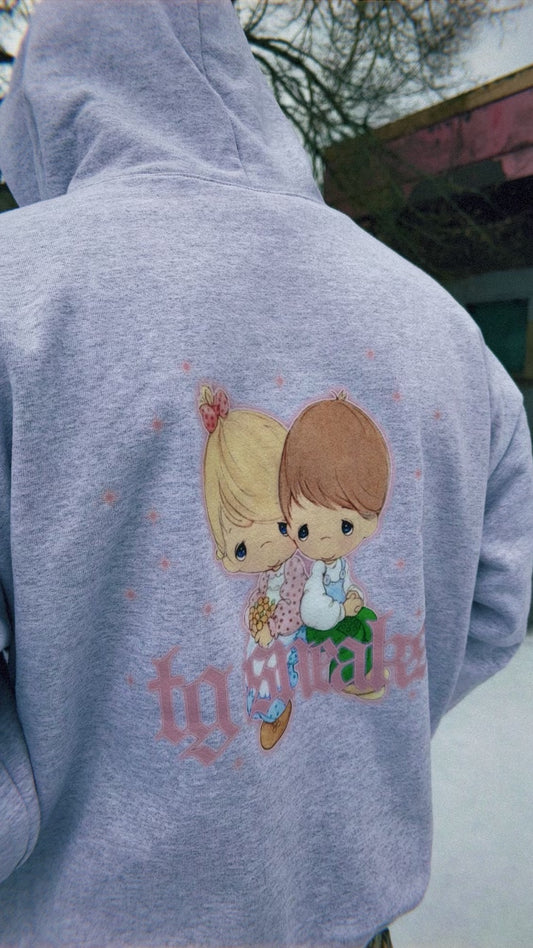 TG Valentines Day Hoodie Ash Grey