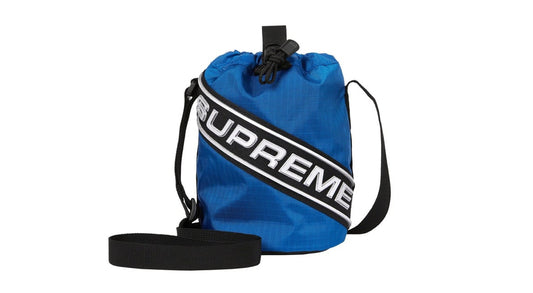 Supreme Small Cinch Pouch Blue