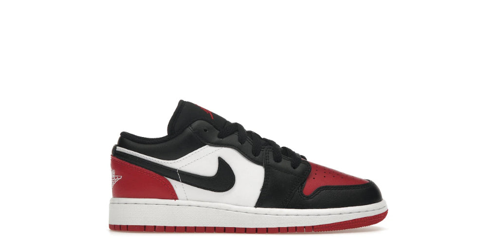 Jordan 1 Low Bred Toe 2.0 (Youth)