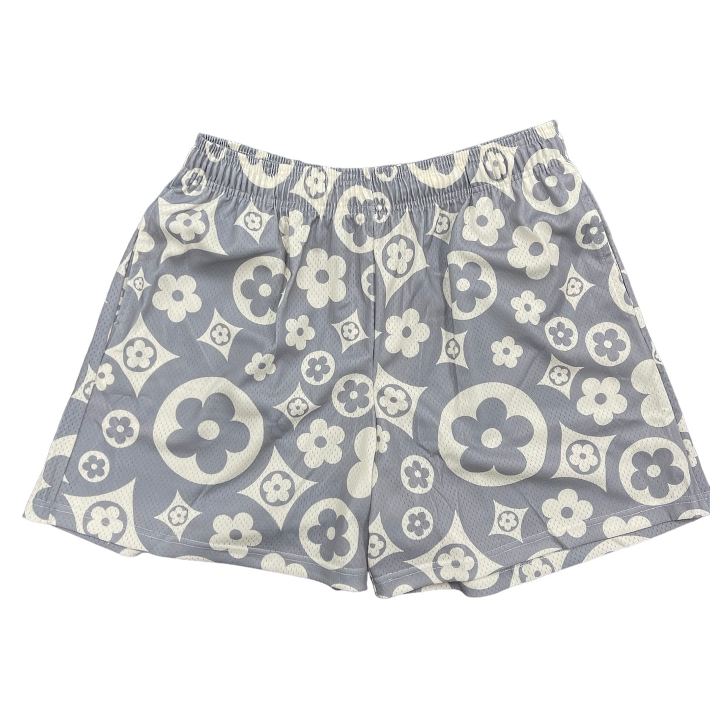 Bravest Studios Grey Flower Shorts (Men’s)