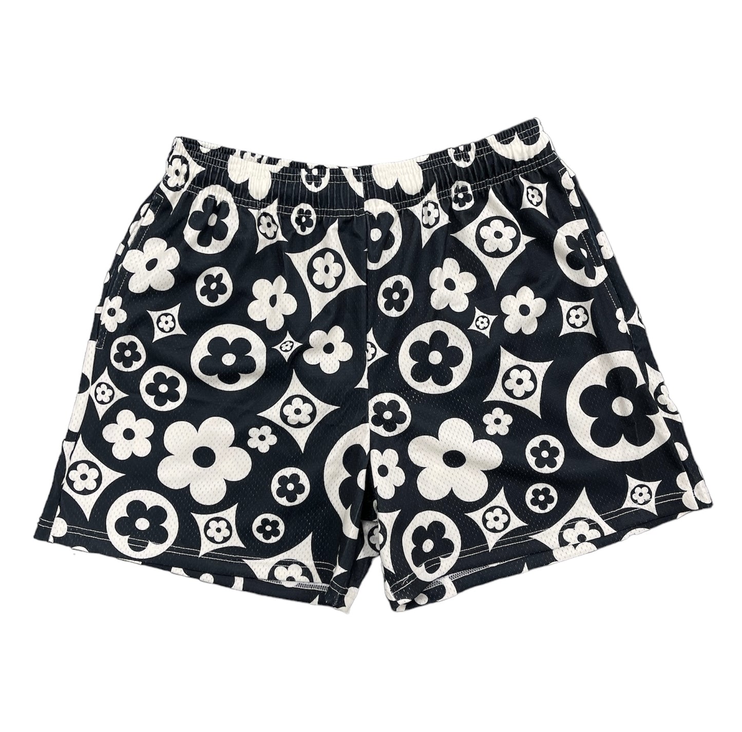 Bravest Studios Flower Shorts Black Cream (Men’s)