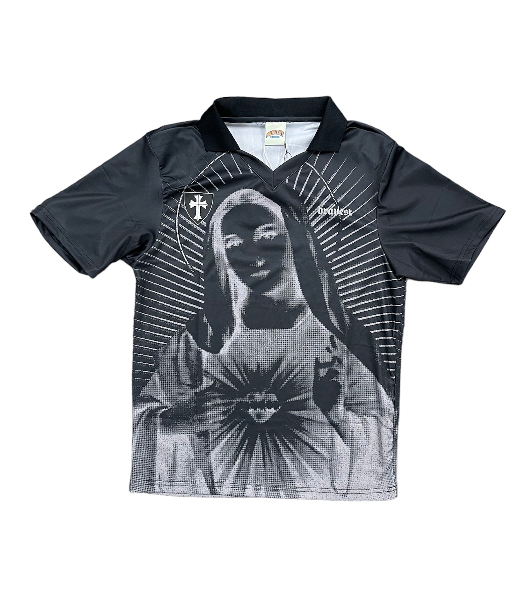 【braveststudios】COFFEE MARY JERSEY Bravest Studios 24SSMSJCO Mother Mary Mens Jersey - Coffee
