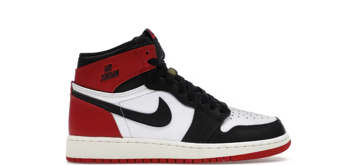 Jordan 1 Retro High OG Black Toe Reimagined (Youth)