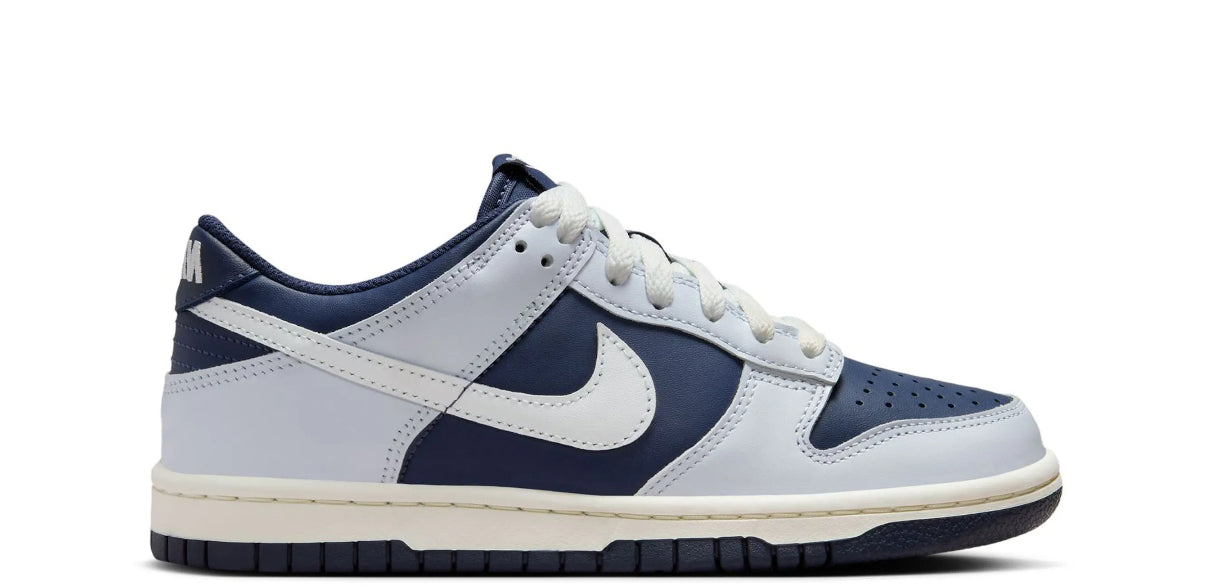 Nike Dunk Low Football Grey Midnight Navy (Youth)