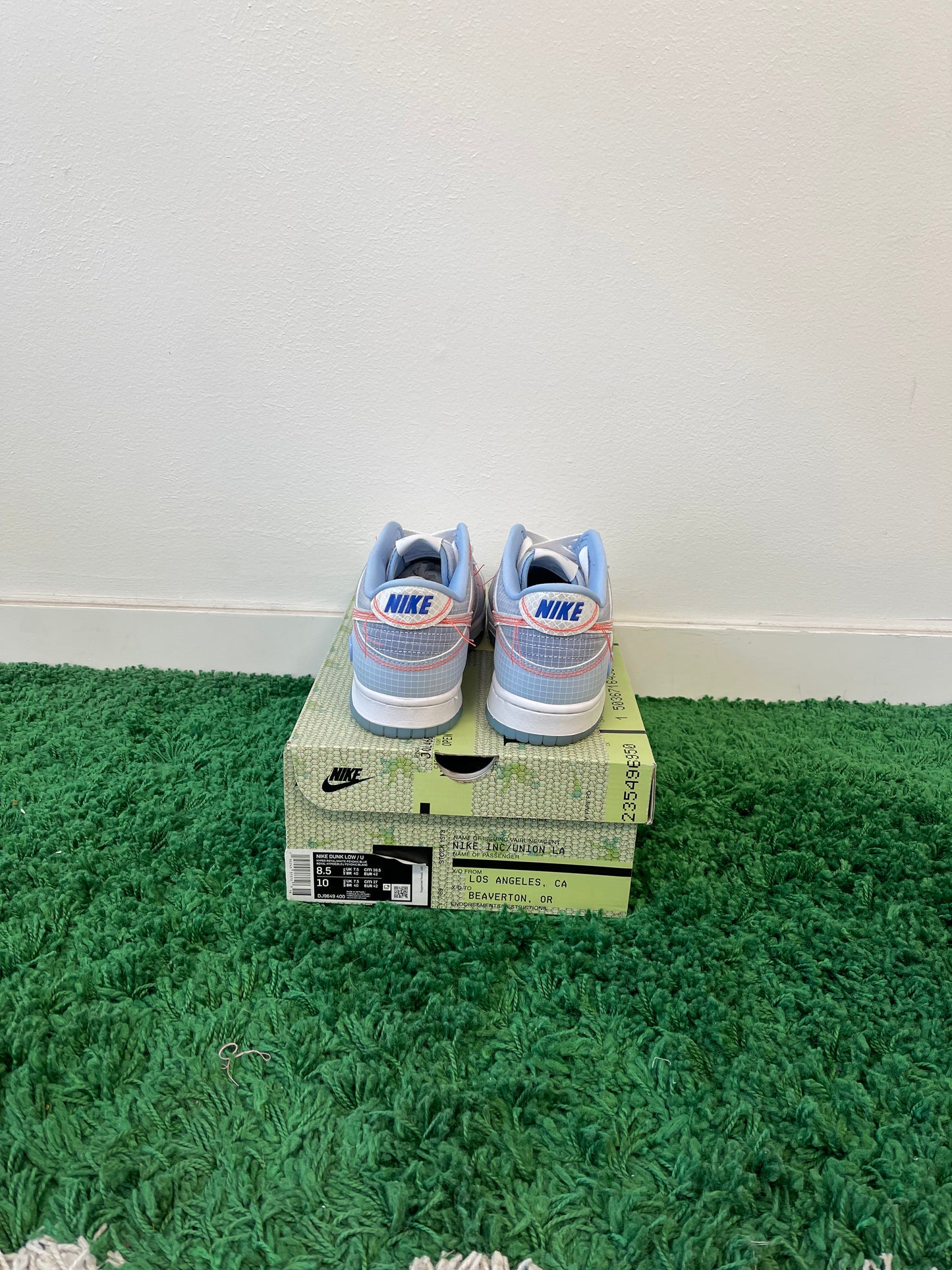 Used Nike Dunk Low Union Passport Pack Argon (Men’s)