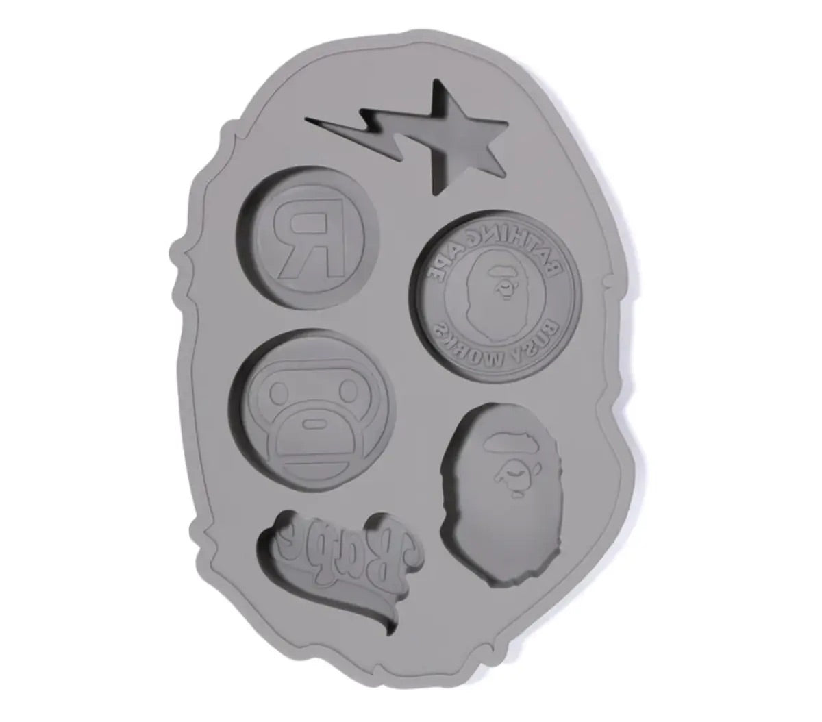 A Bathing Ape Head Silicon Ice Tray
