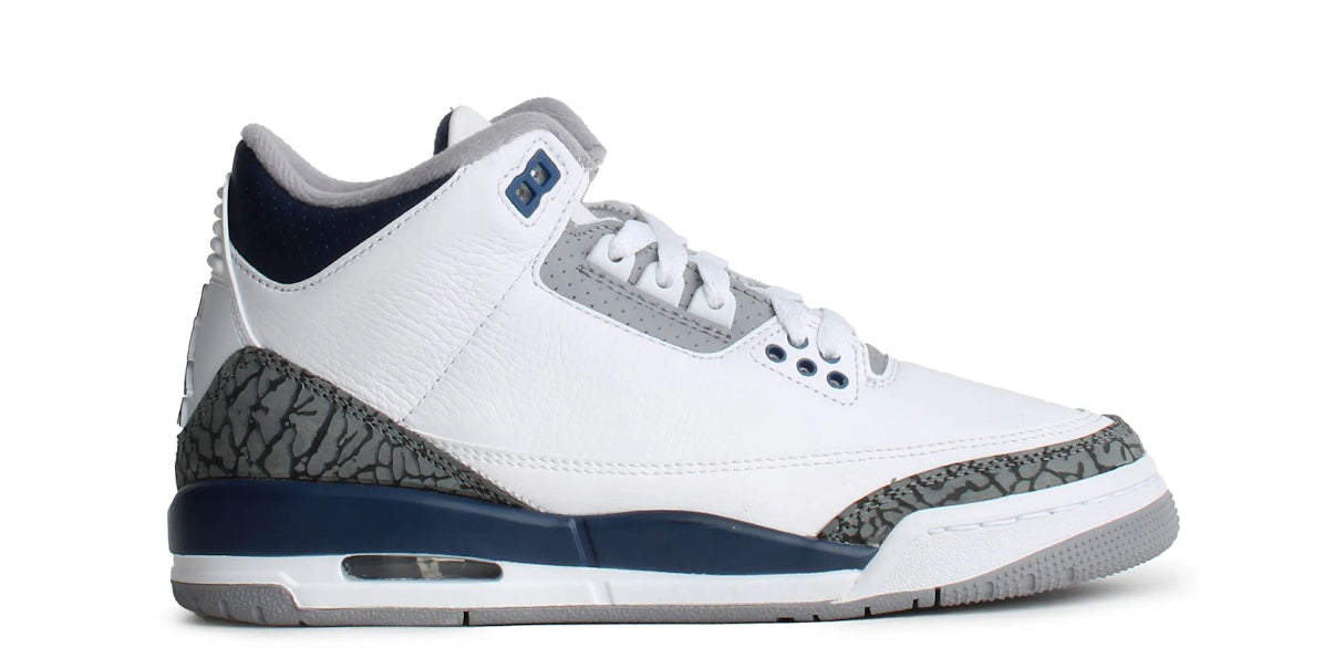 Jordan 3 Retro Midnight Navy (Youth)