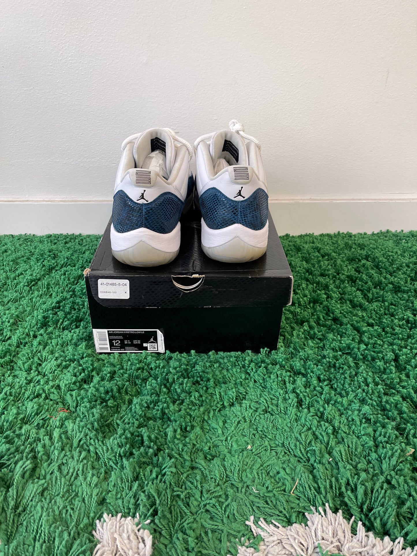 Used Jordan 11 Low Snake Navy 2019