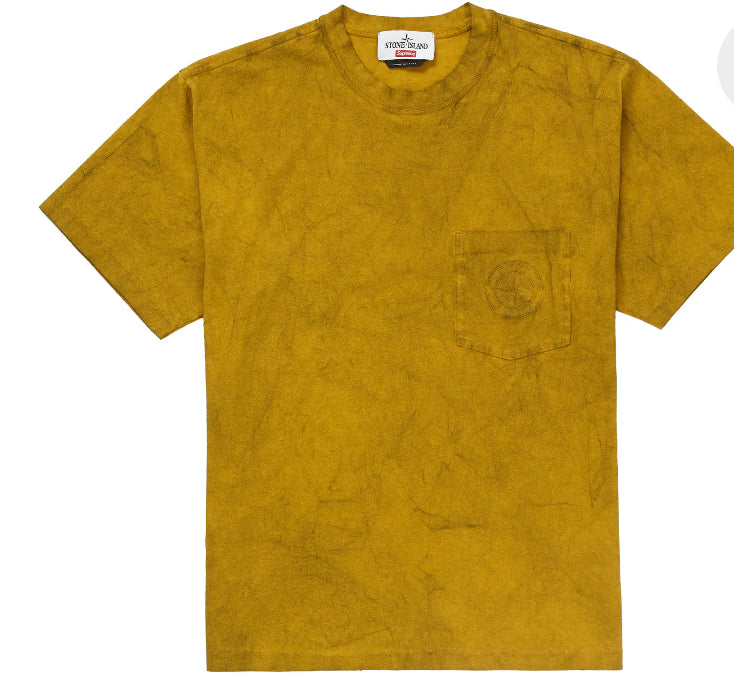 Supreme Stone Island Pocket Tee Olive