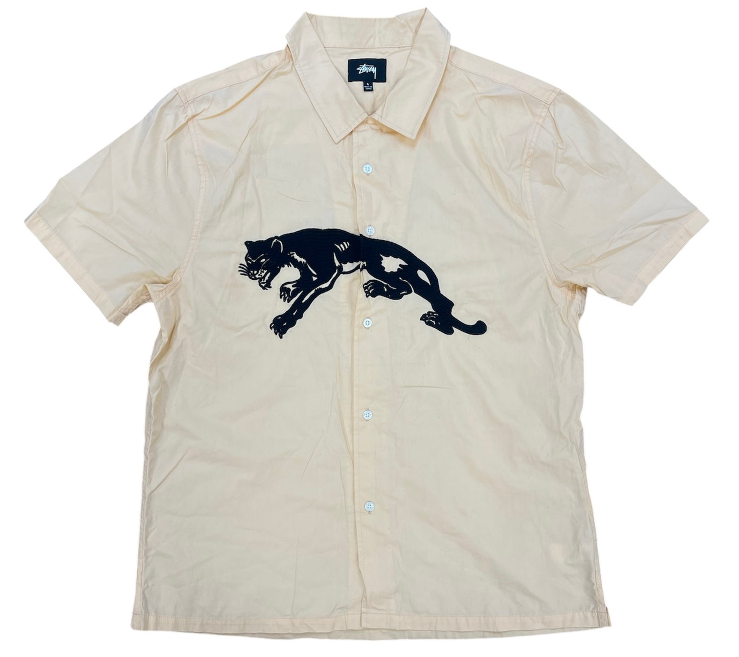 Stussy Panther Shirt SS18 Salmon