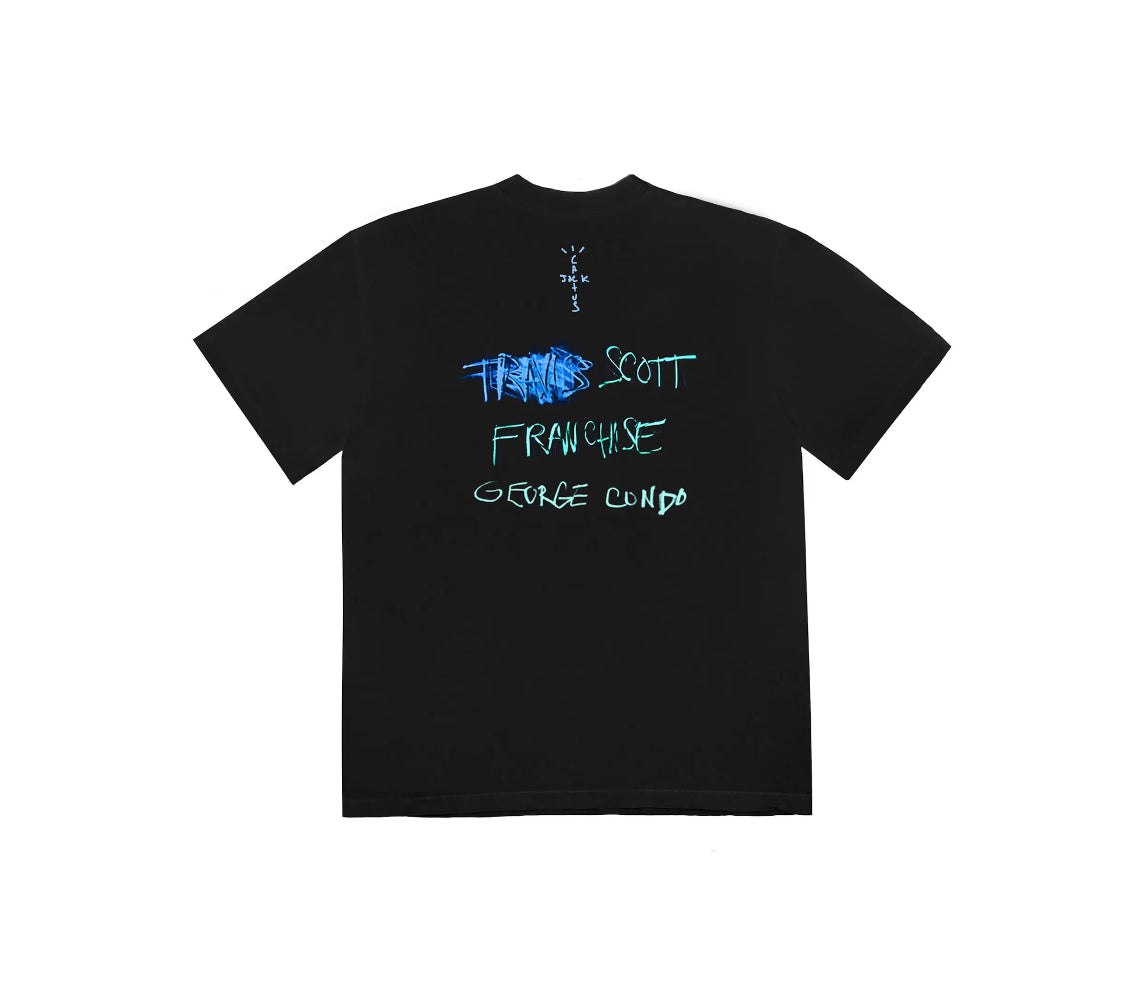 Travis Scott Portrait of Travis Tee Black