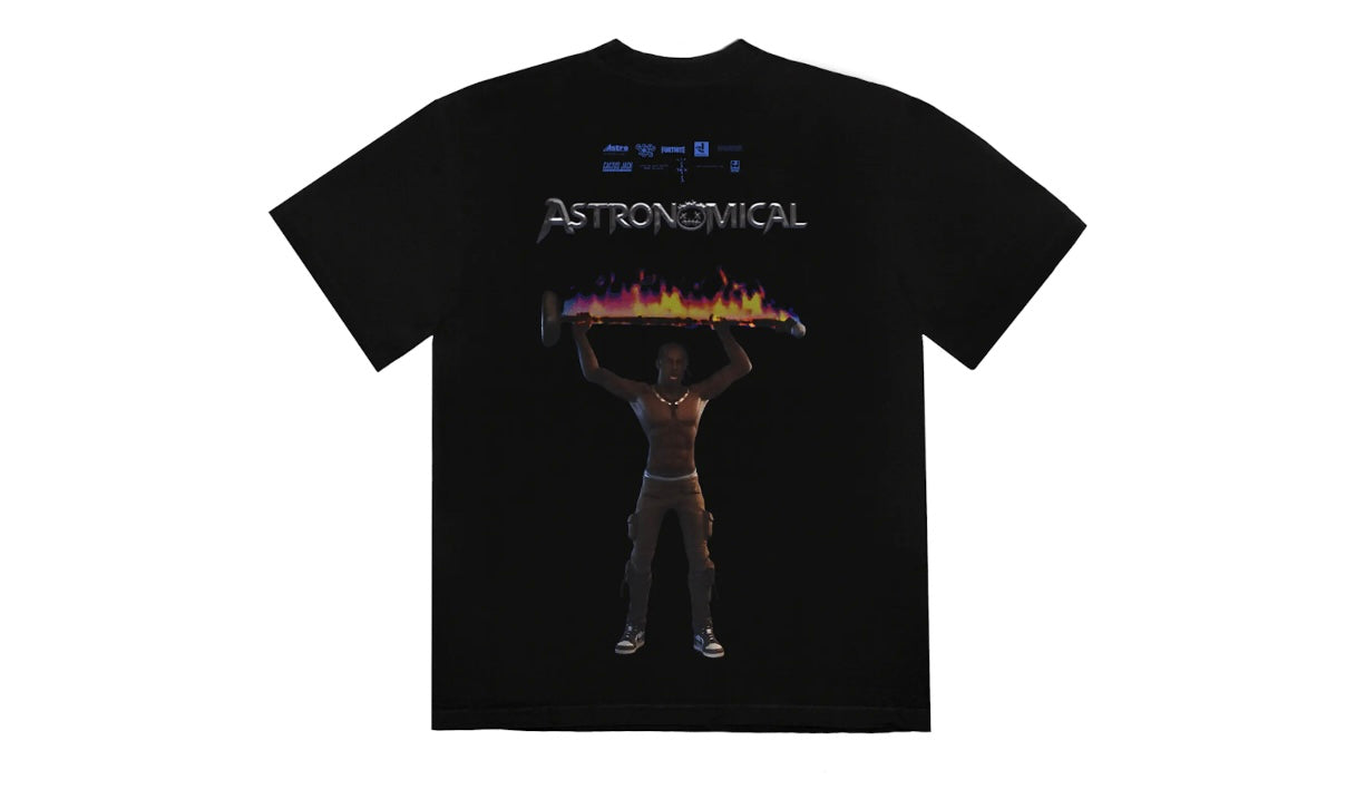 Travis Scott Astro Rage T-Shirt Black