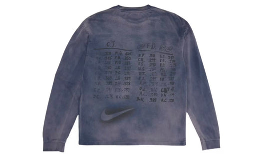 Travis Scott Cactus Jack x Fragment x Nike Houston To Ise Mie Longsleeve Washed Blue