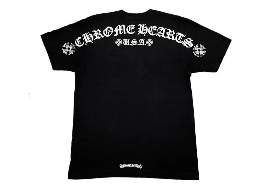 Chrome Hearts Shoulder Logo Tee Black