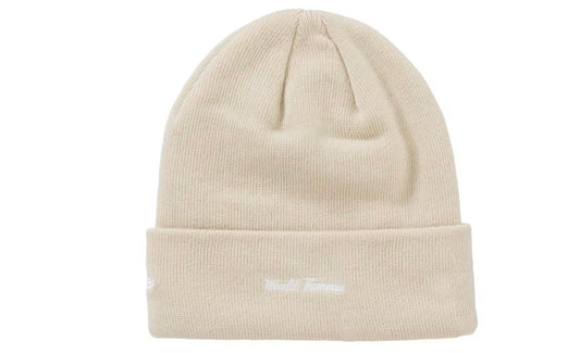 Supreme New Era Box Logo Beanie Stone