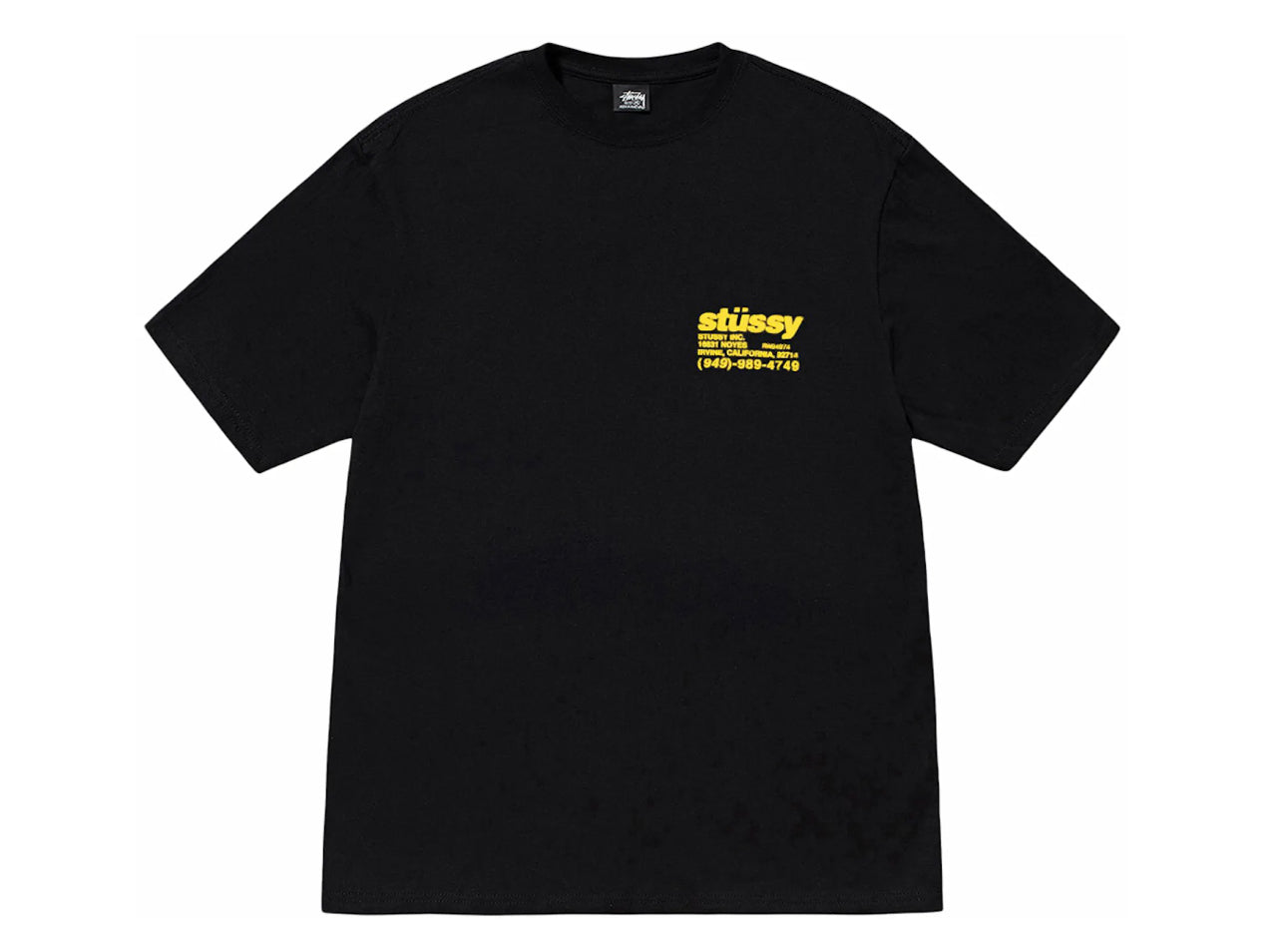 Stussy DNA Pigment Dyed Tee Black