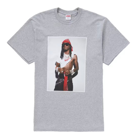 Supreme Playboi Carti Tee Heather Grey
