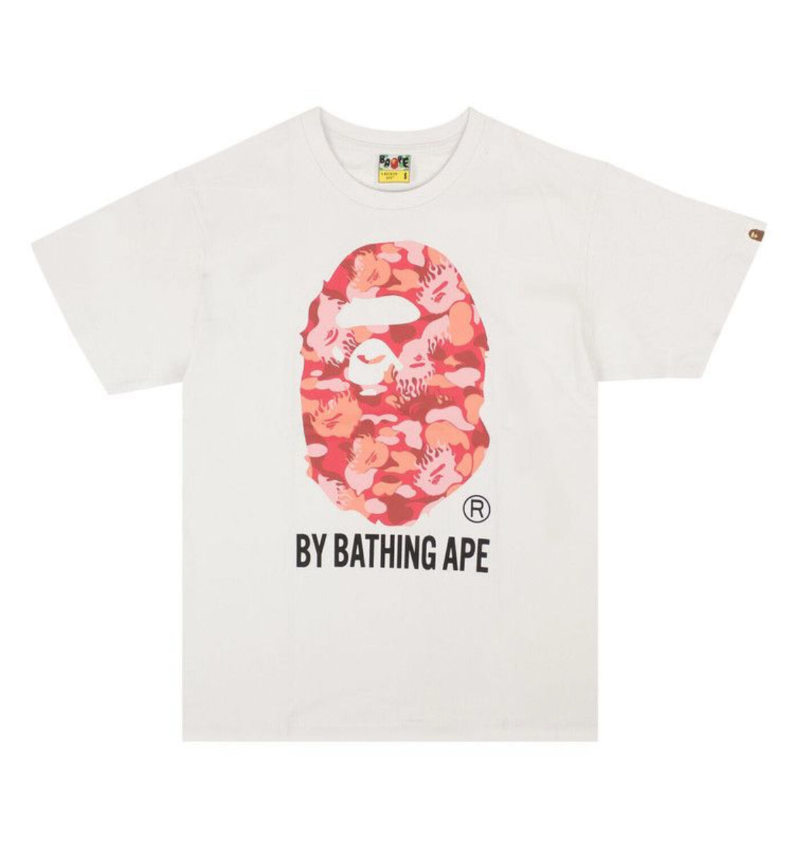 Bape Big Head Tee White/Red