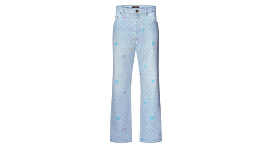 Louis Vuitton by Tyler, the Creator Monogram Denim Pants (Washed Indigo)