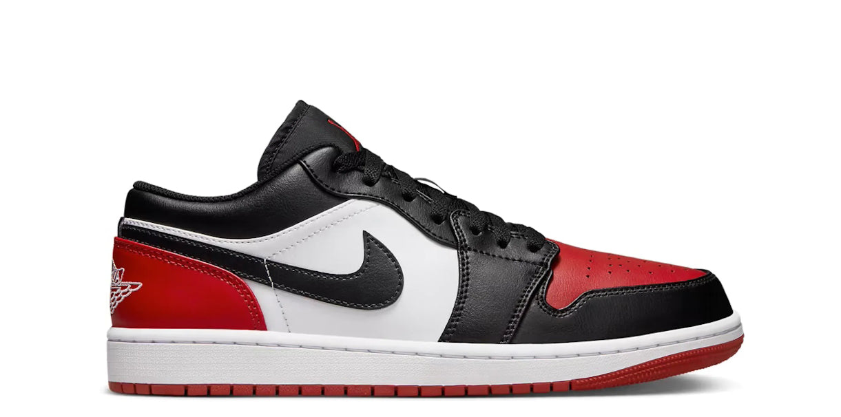 Jordan 1 Low Bred Toe 2.0 (Men’s)