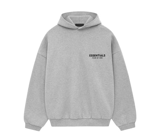 Fear Of God Essentials Fleece Hoodie Light Heather Grey