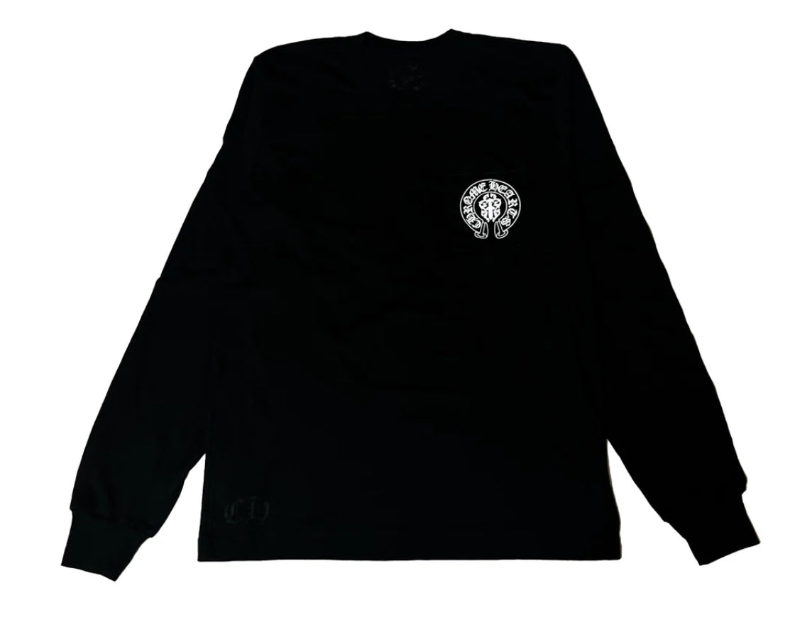 Chrome Hearts American Flag L/S Tee Black