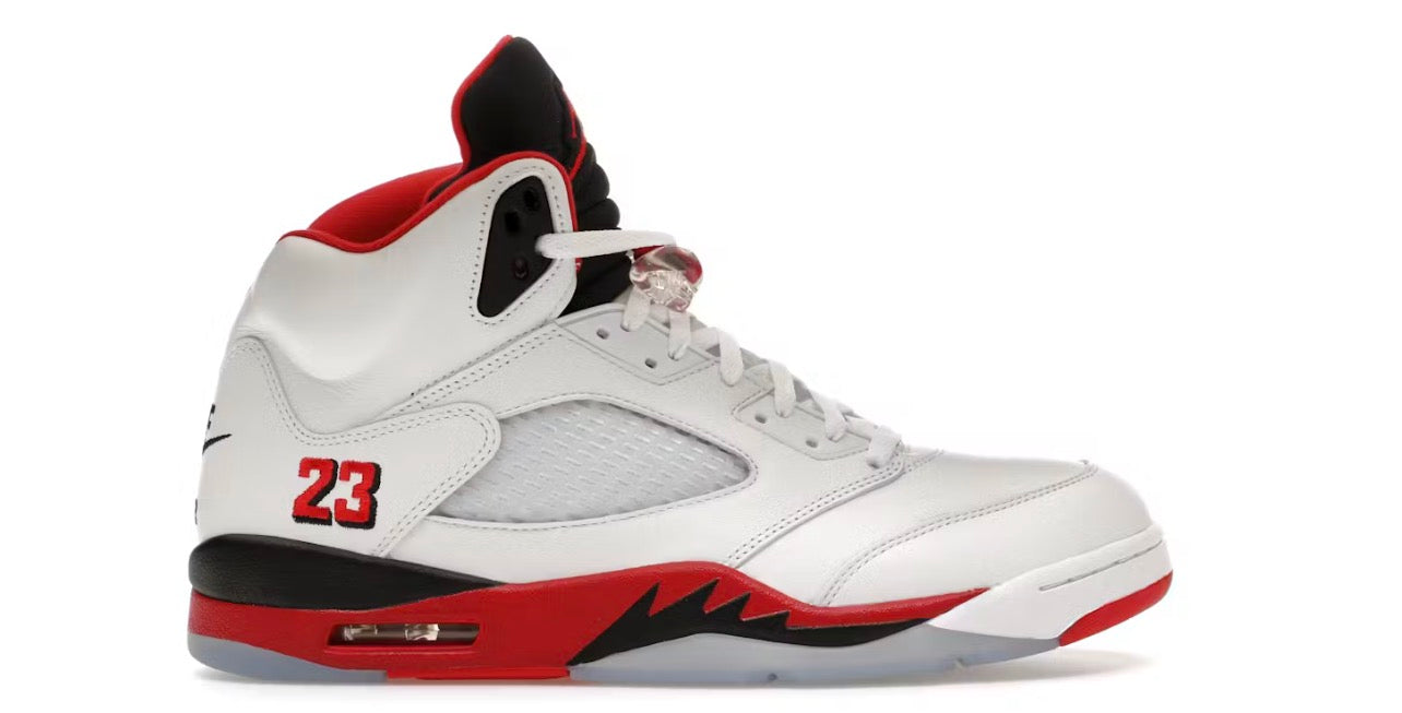 Jordan 5 Retro Fire Red Black Tongue 2025 (Men’s)