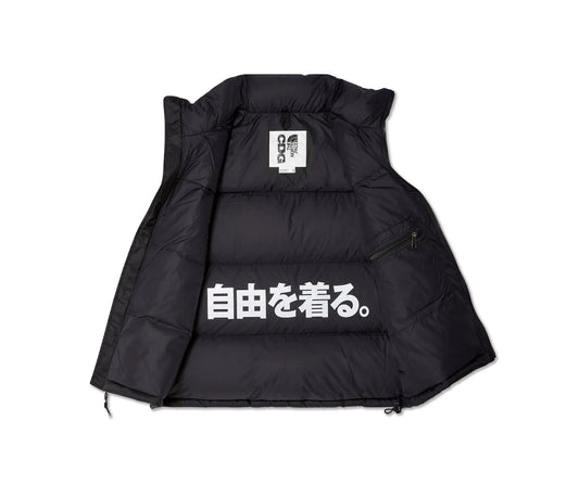 Comme Des Garcons The North Face Nuptse Vest Black