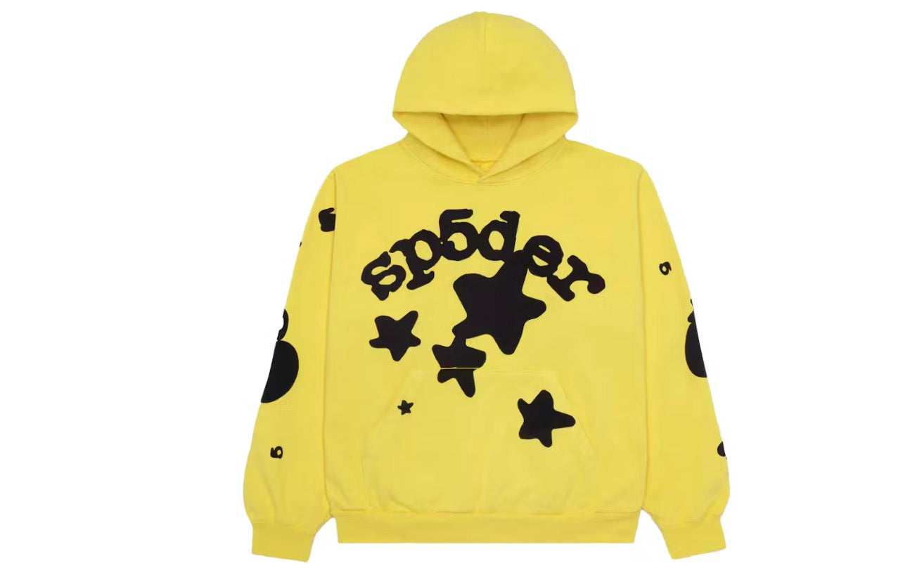 Sp5der Beluga Hoodie Gold