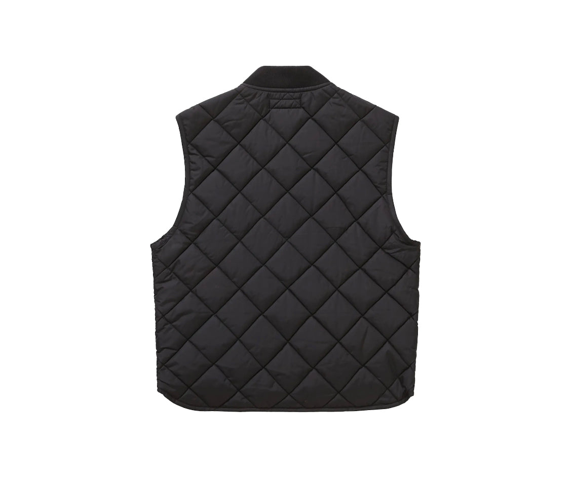 Supreme Pins Quilted Work Vest Black