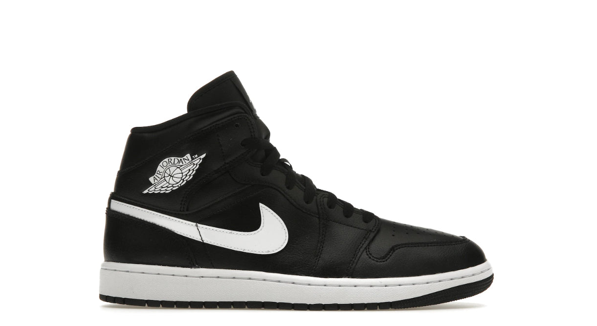 Jordan 1 Mid Black White (Women’s)