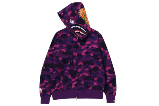BAPE Color Camo Shark Full Zip Hoodie FW20