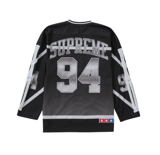 Supreme Bones Hockey Jersey Black