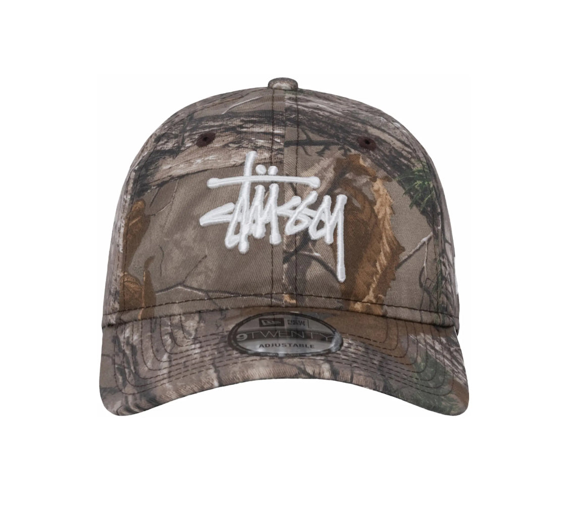Stussy New Era 9Twenty Basic Strapback Real Tree Edge