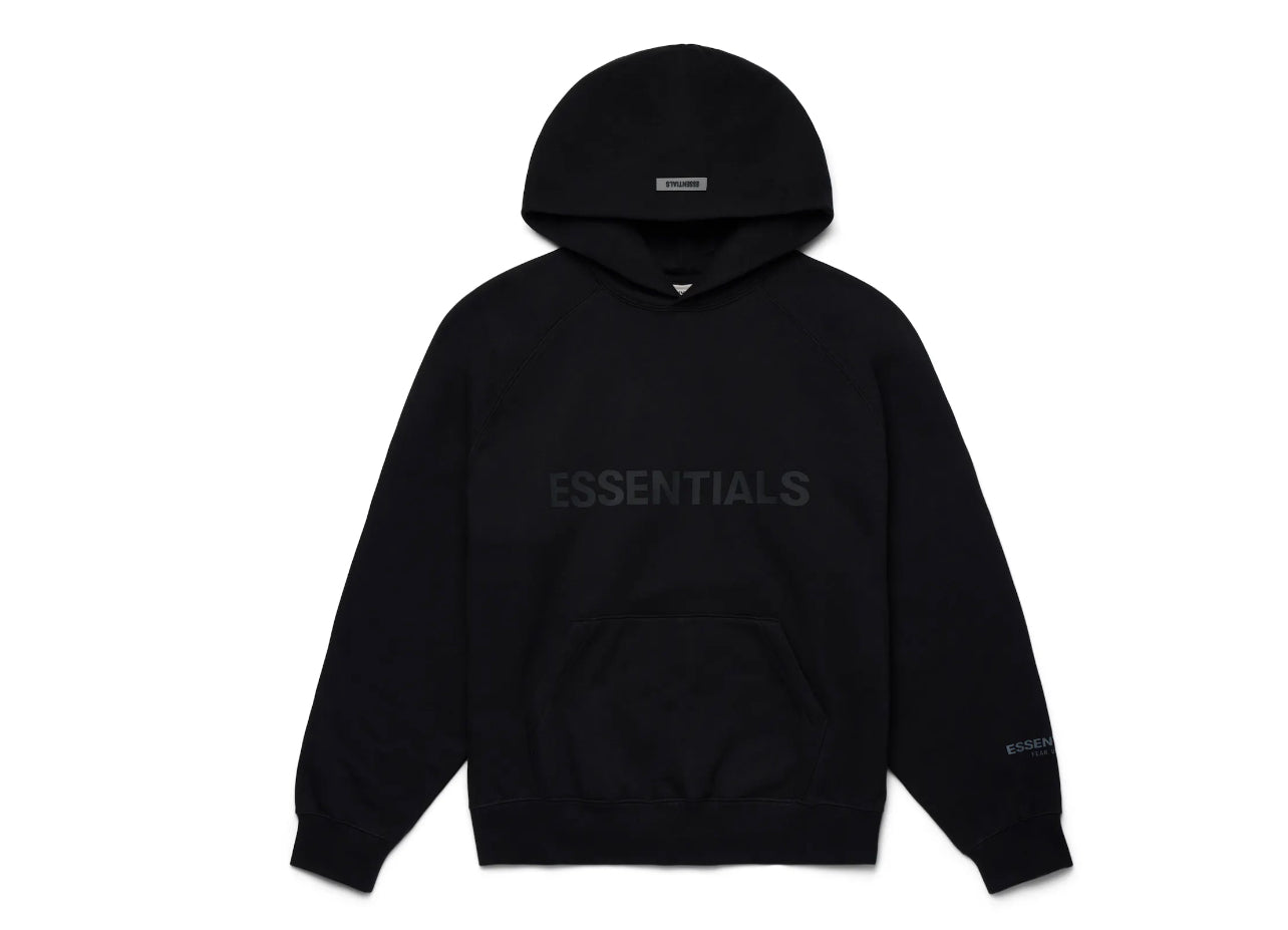 Fear of God Essentials Pullover Hoodie Applique Logo Stretch Limo