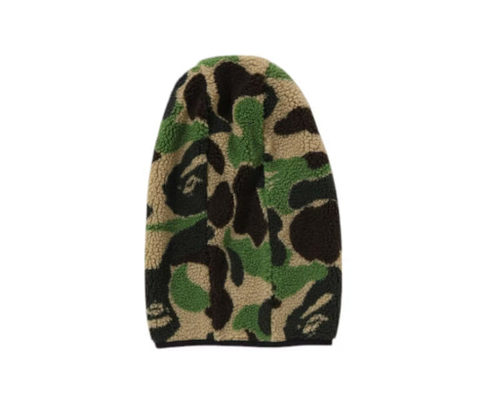 Bape ABC Camo Boa Fleece Balaclava Green