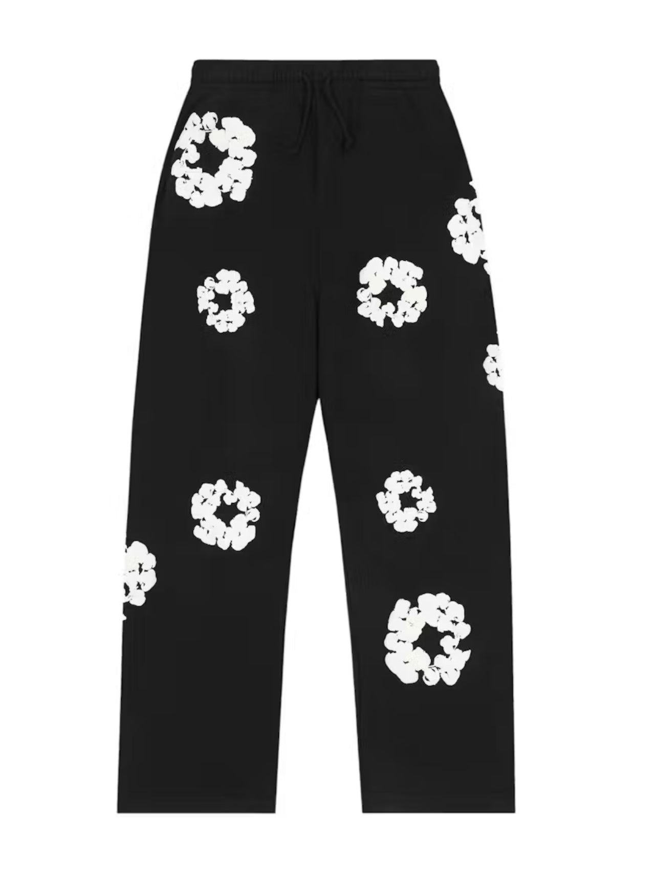 Denim Tears Cotton Wreath Baggy Sweatpants Black