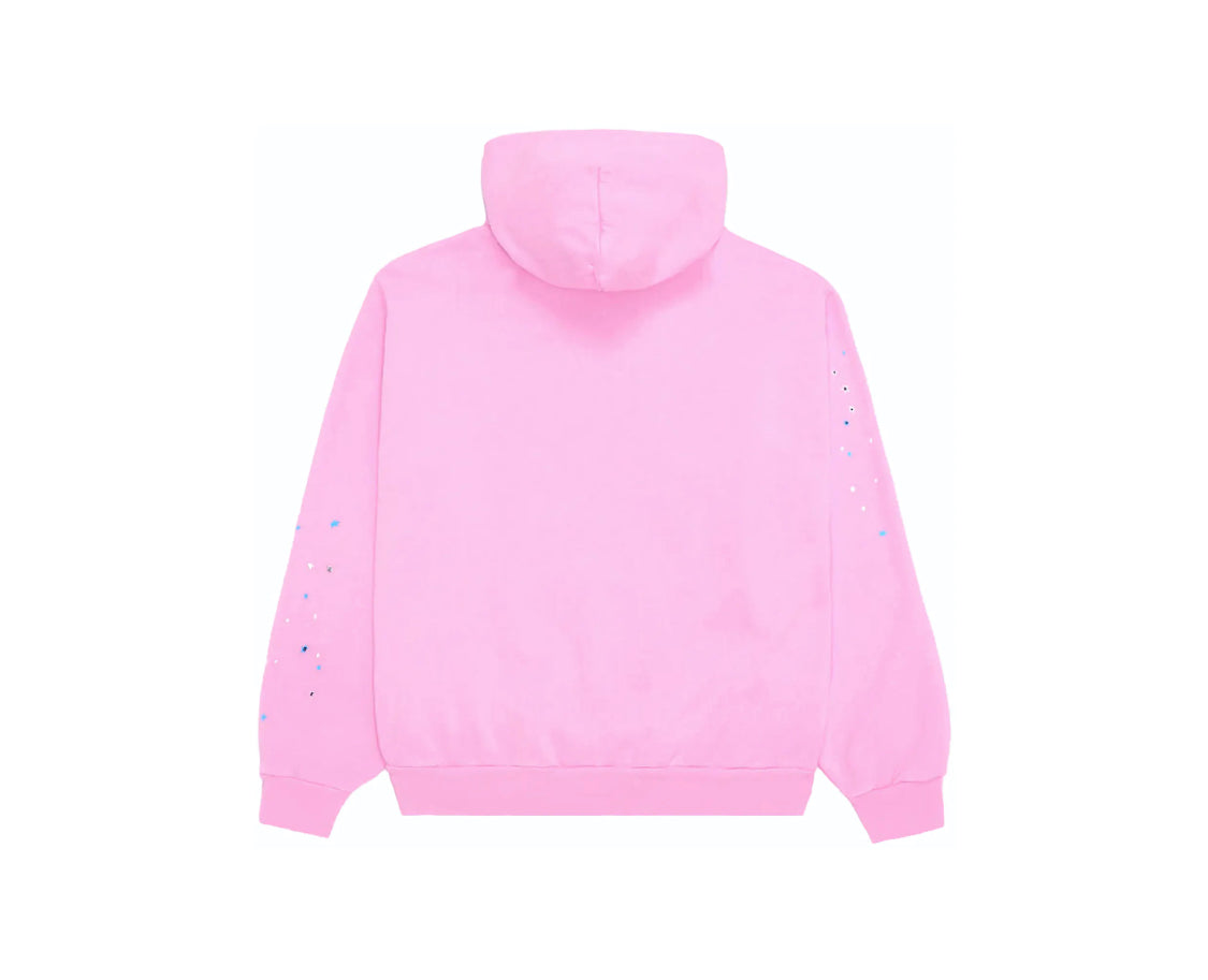 Sp5der OG Web Hoodie Pink
