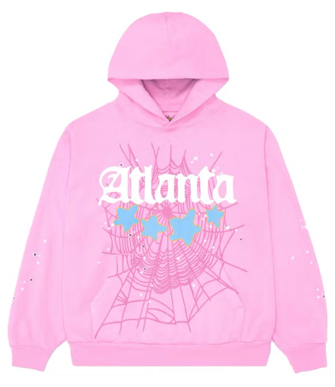 Sp5der Atlanta Hoodie Pink
