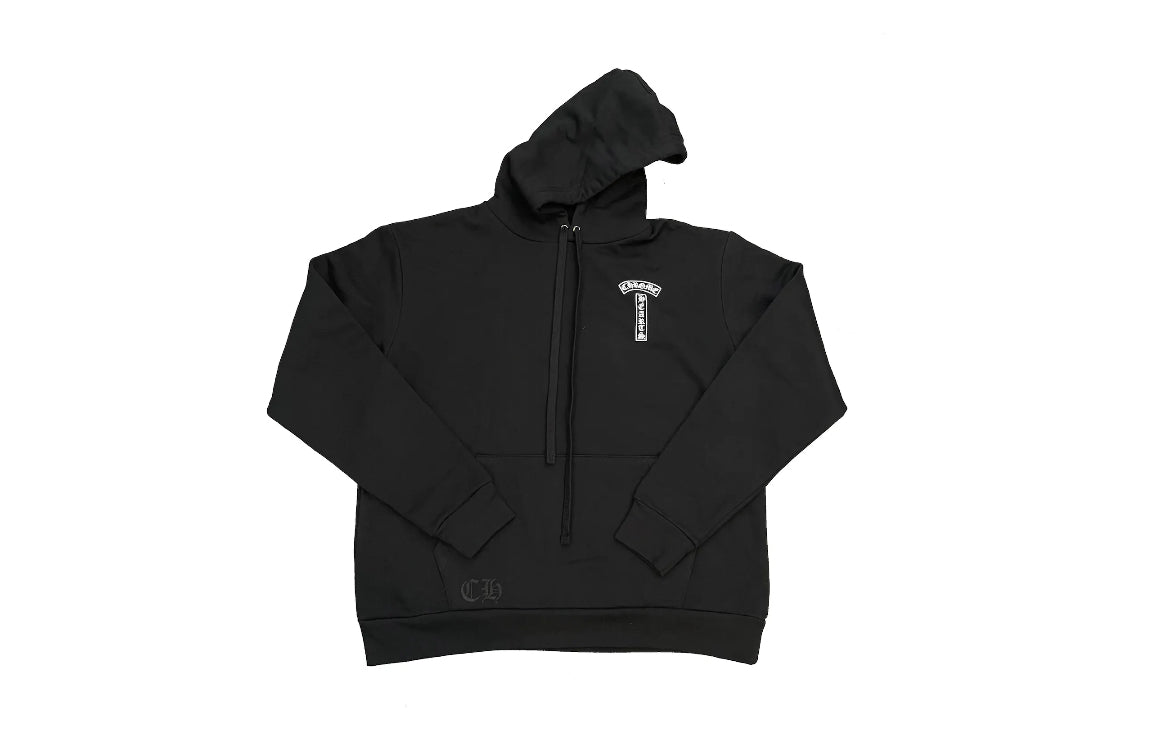 Chrome Hearts Shoulder Logo Hoodie Black