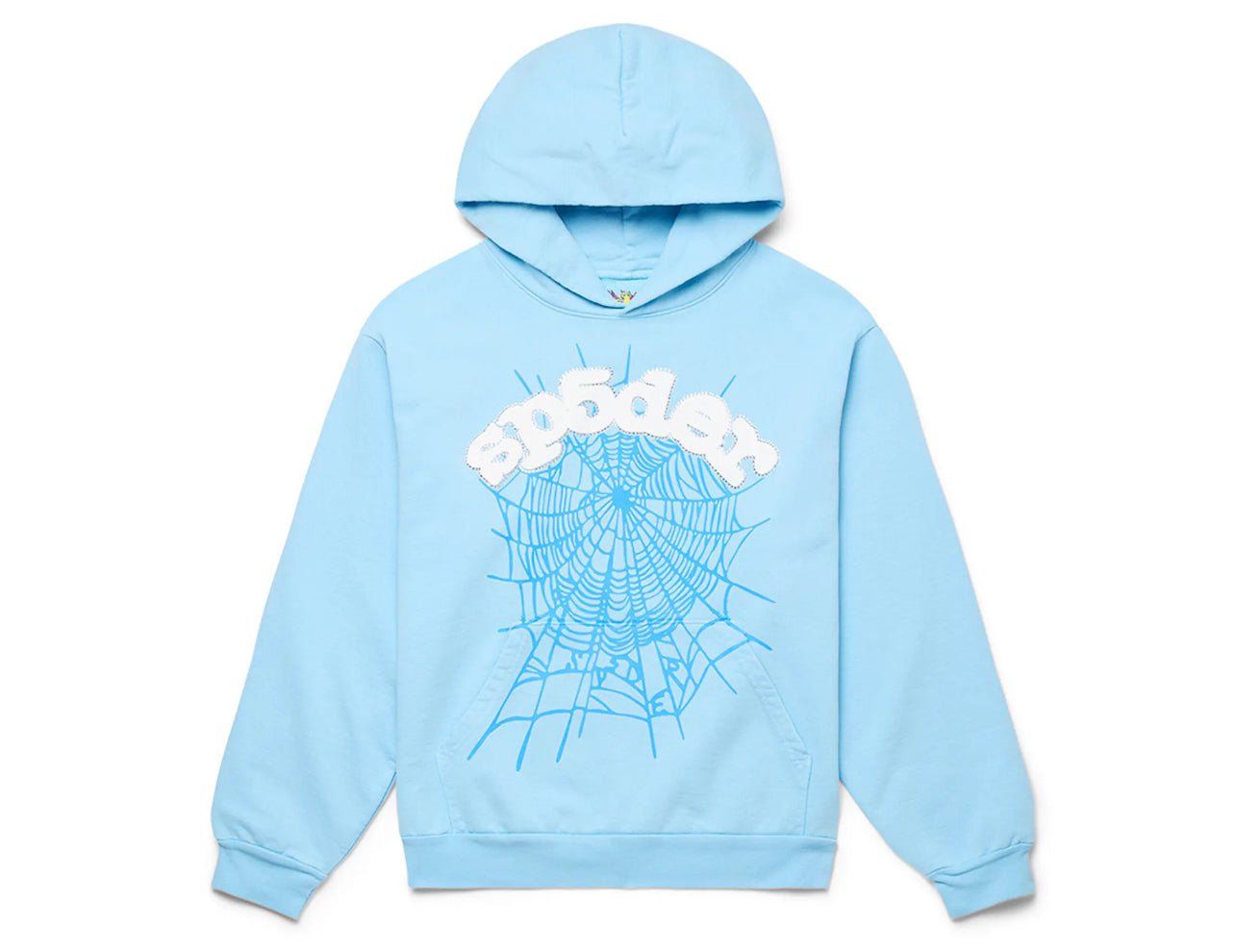 Sp5der Web Hoodie Sky Blue