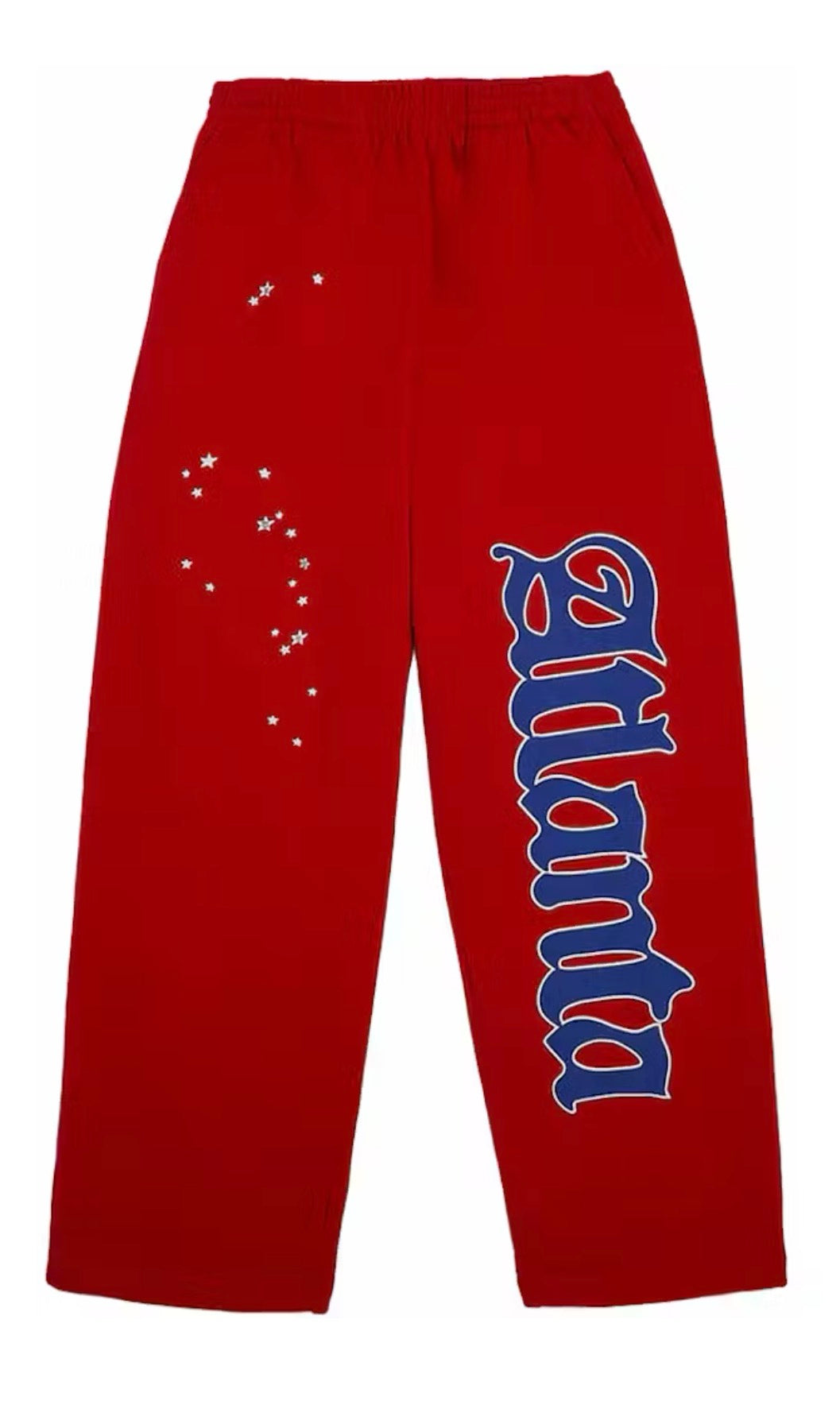 Sp5der Atlanta Open Leg Sweatpants Red