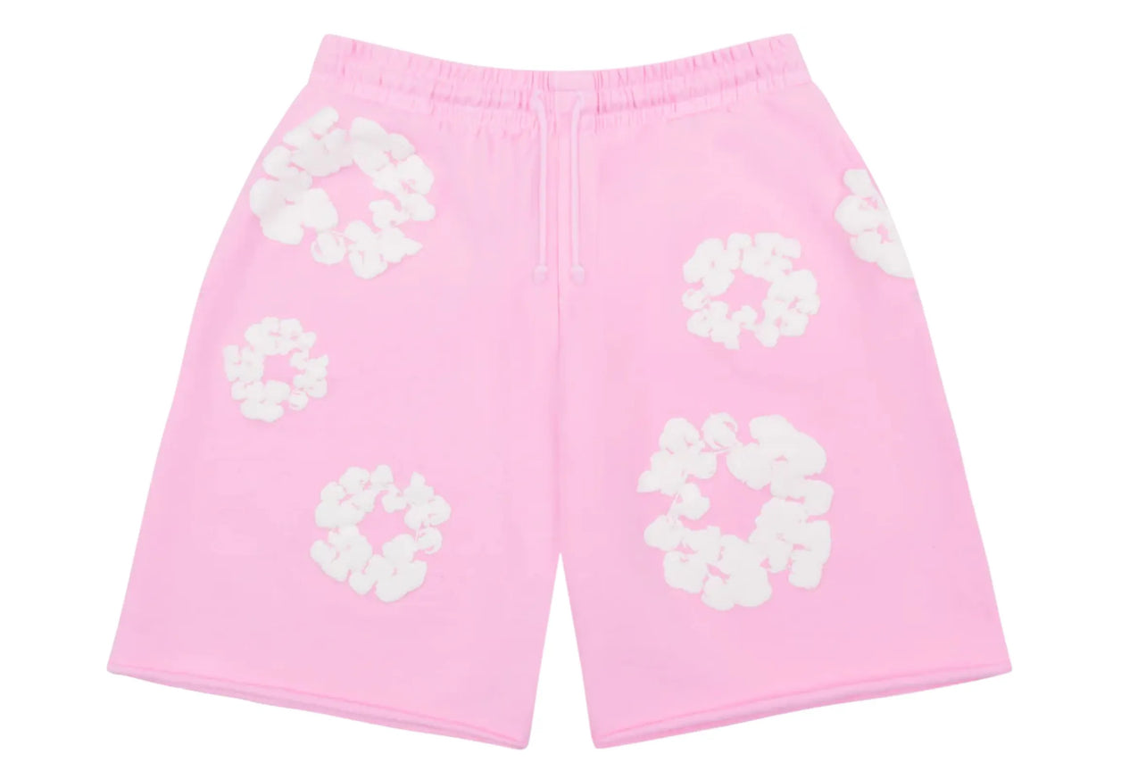 Denim Tears Cotton Wreath Sweatshorts Powder Pink