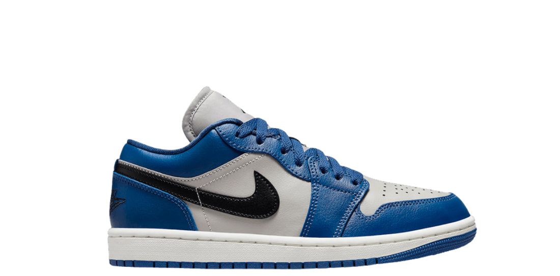 Jordan 1 Low French Blue Cement Grey (Women’s)
