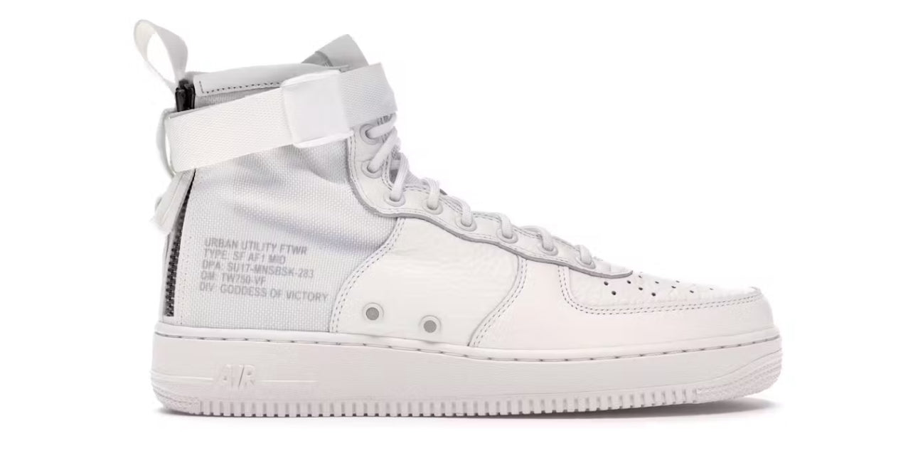 Nike SF Air Force 1 Mid Triple Ivory (Men’s)