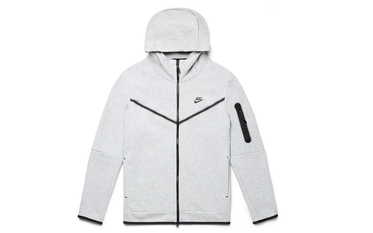 Nike Sportswear Tech Fleece Full-Zip Hoodie Heather Grey